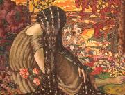 konrad magi Meditatsioon oil painting